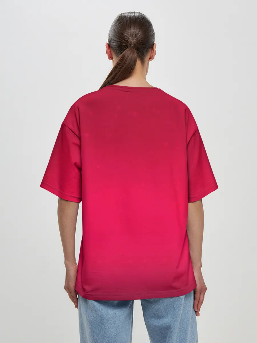 Женская футболка оверсайз / Jinx in love