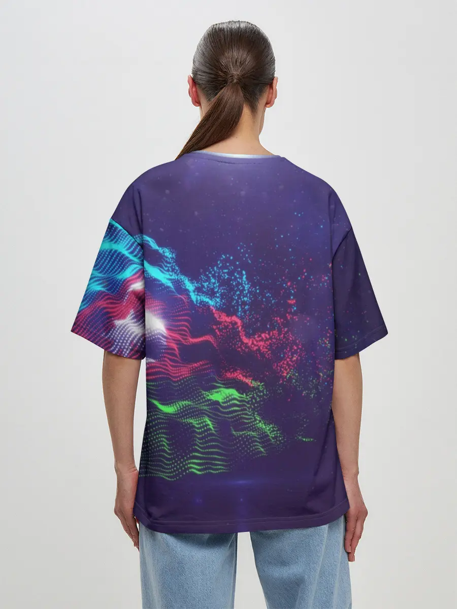 Женская футболка оверсайз / ,Azerbaijan