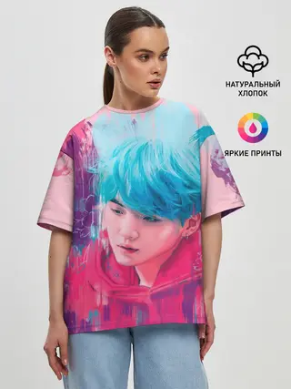 Женская футболка оверсайз / BTS