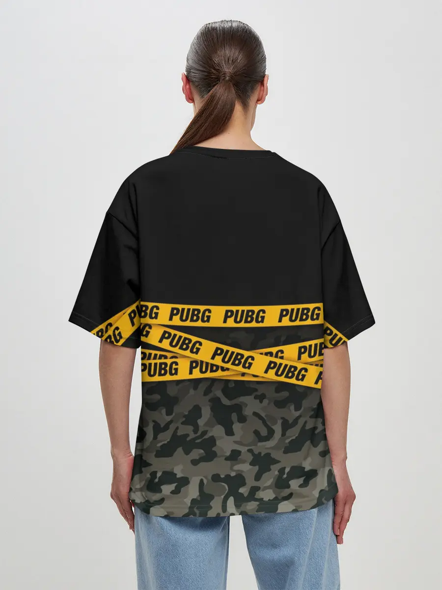 Женская футболка оверсайз / PUBG