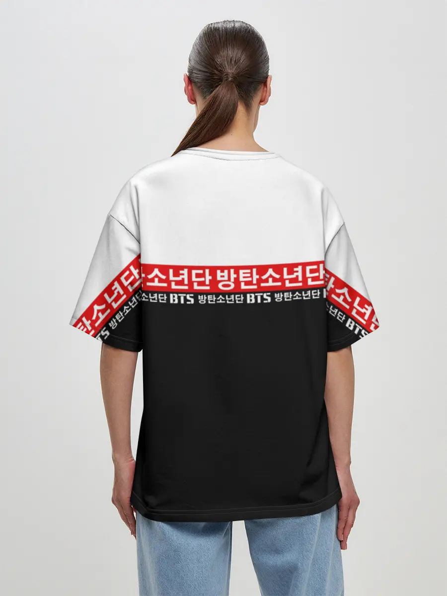 Женская футболка оверсайз / BTS