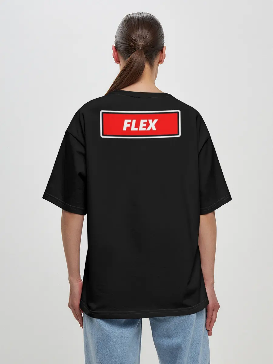 Женская футболка оверсайз / Ricardo Milos - Flex