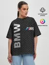 Женская футболка оверсайз / BMW