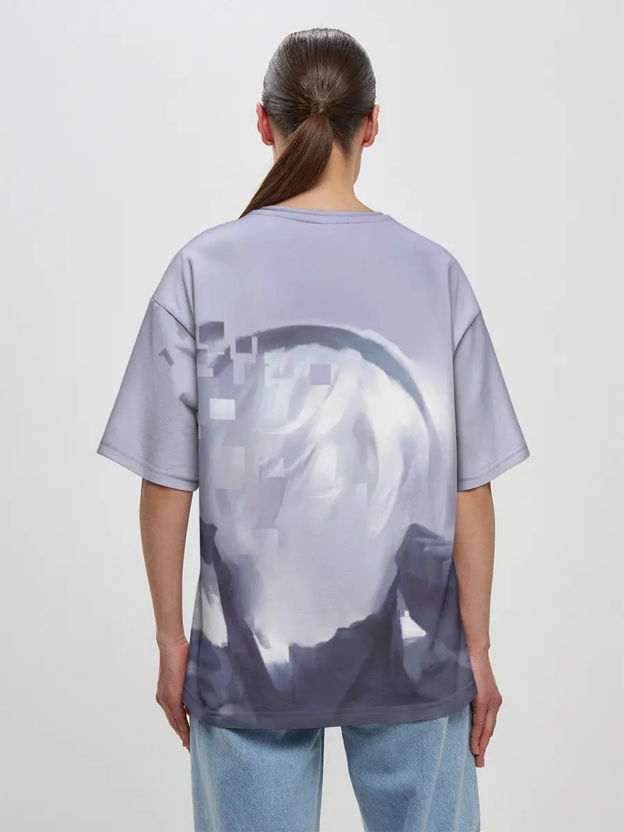 Женская футболка оверсайз / NieR: Automata