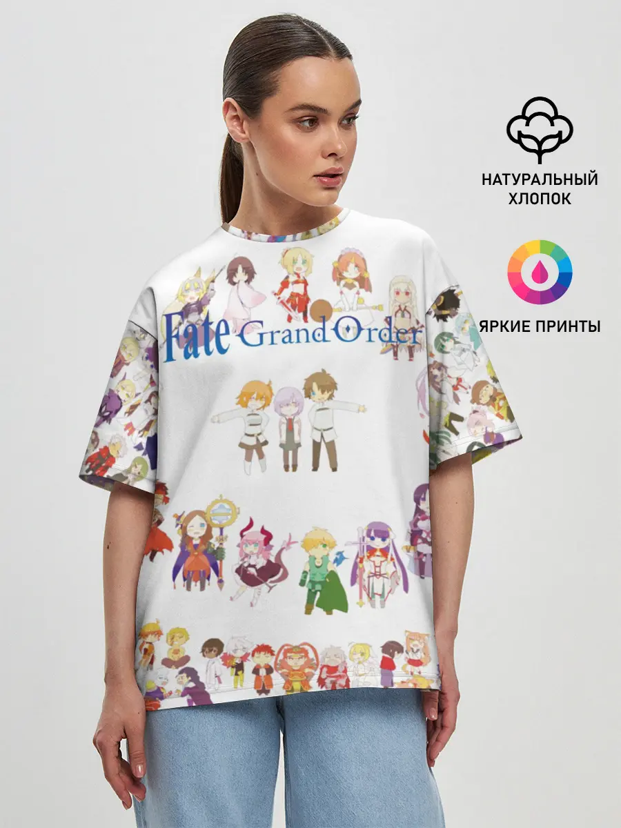 Женская футболка оверсайз / FGO