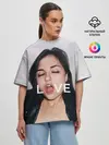 Женская футболка оверсайз / Sasha Grey LOVE