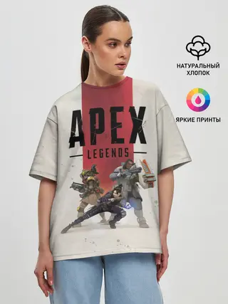 Женская футболка оверсайз / APEX LEGENDS