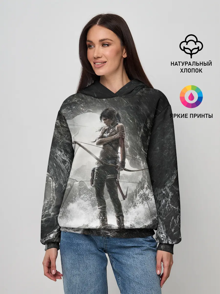Женское худи / Tomb Raider