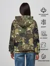 Женское худи / Камуфляж с кляксами