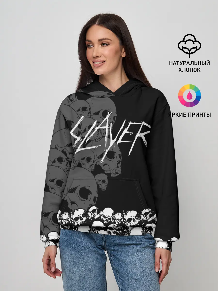 Женское худи / Slayer Black