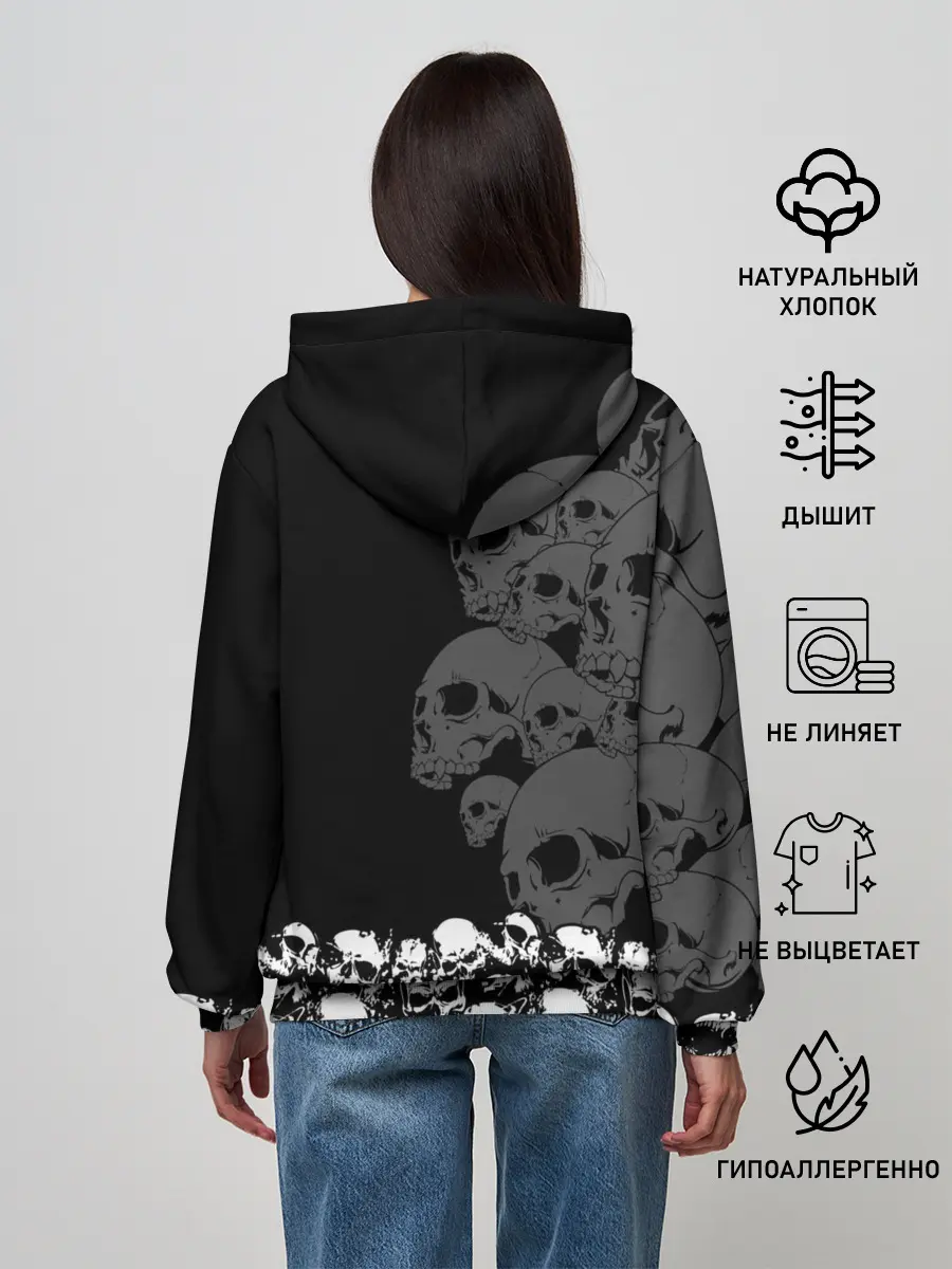 Женское худи / Slayer Black