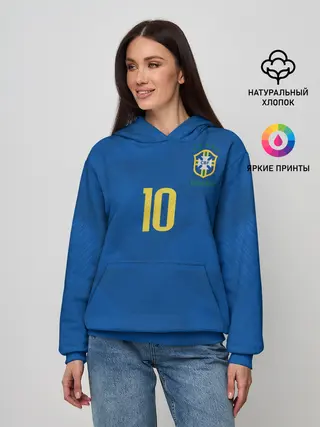 Женское худи / Неймар 2018 гостевая