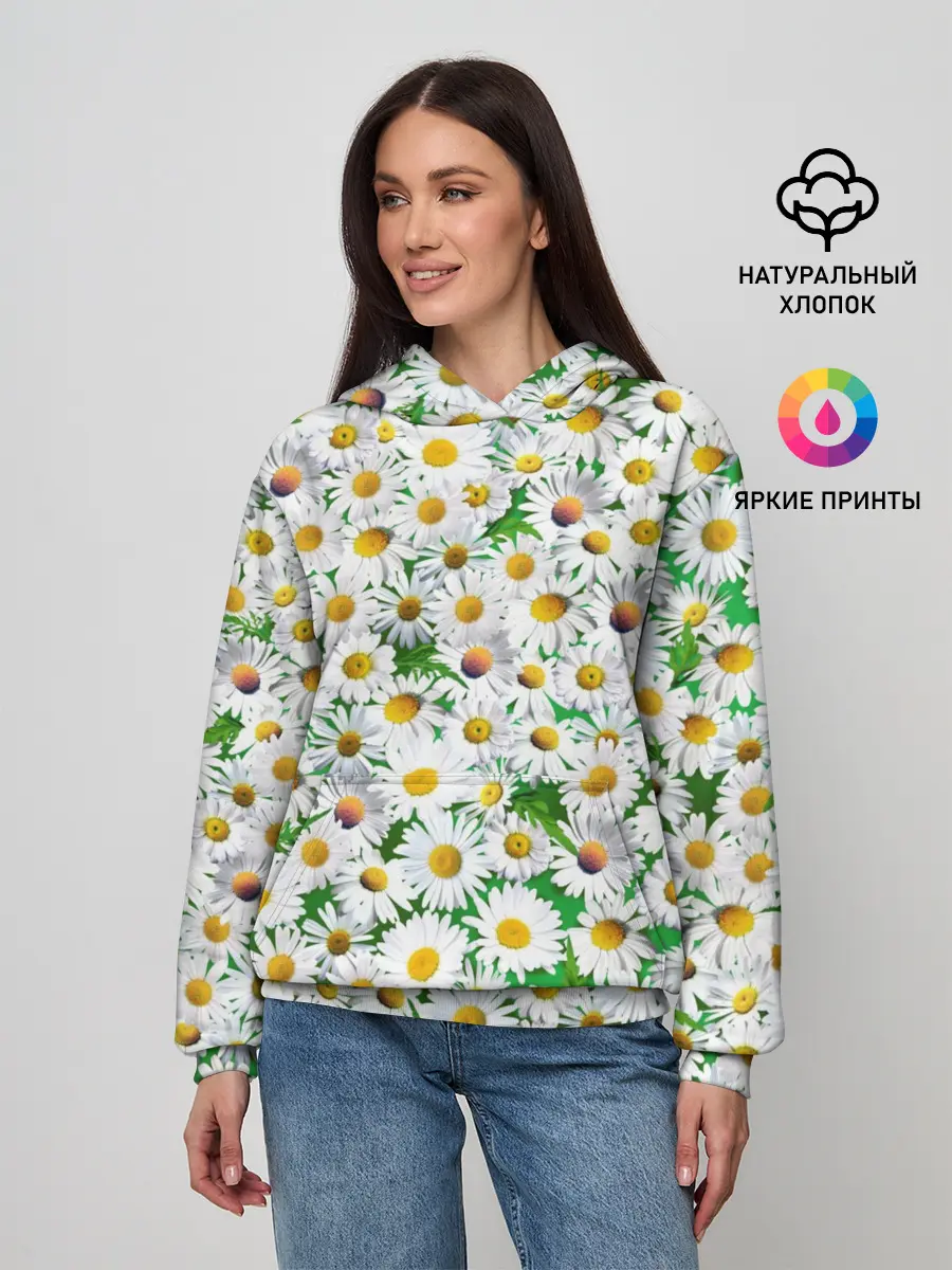 Женское худи / Ромашки