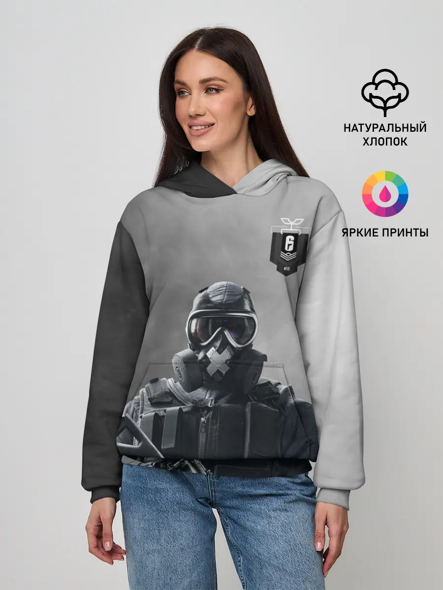 Женское худи / rainbow six siege