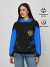 Женское худи / Russia-sport collection BLUE