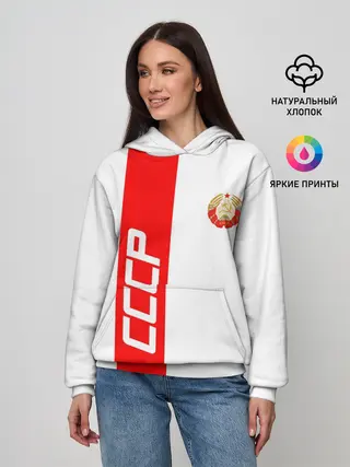 Женское худи / СССР-white collection