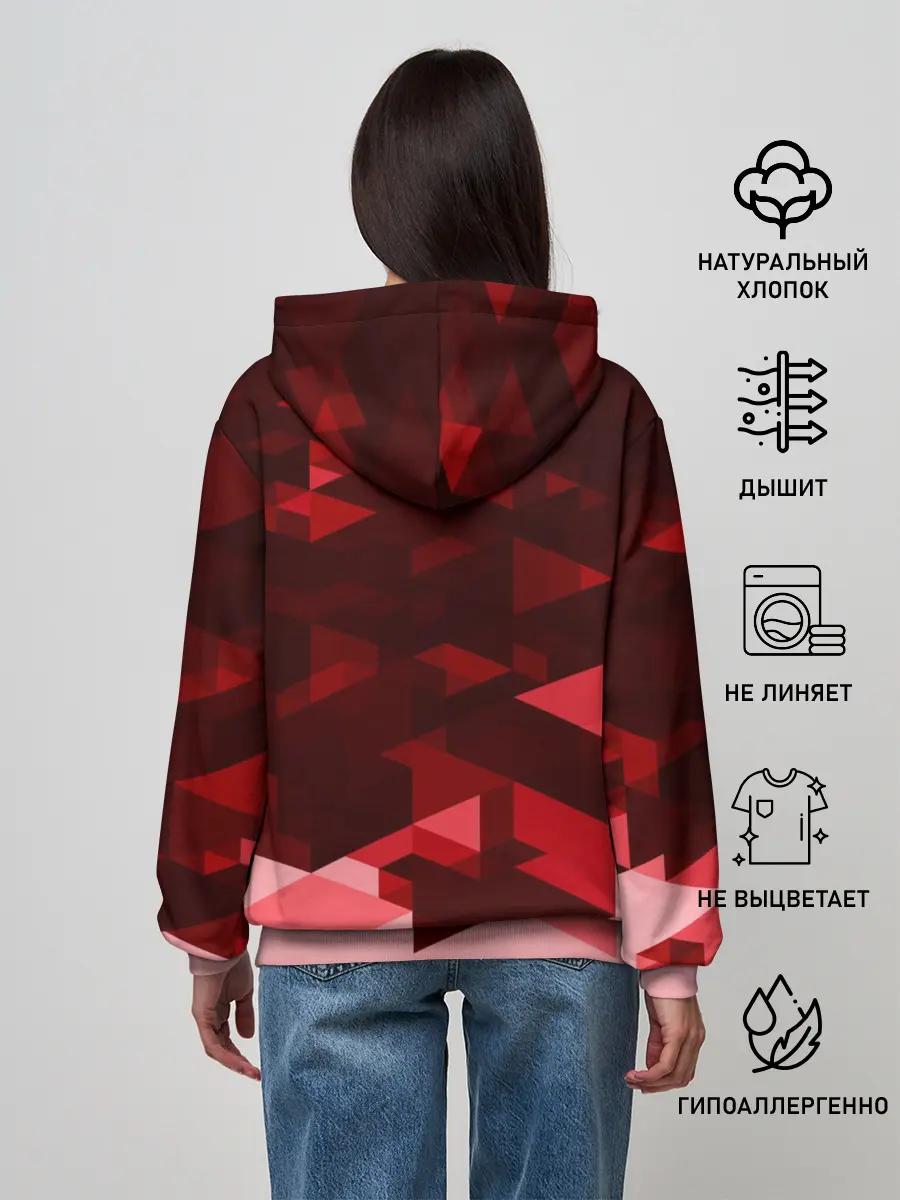 Женское худи / Manchester United Abstract