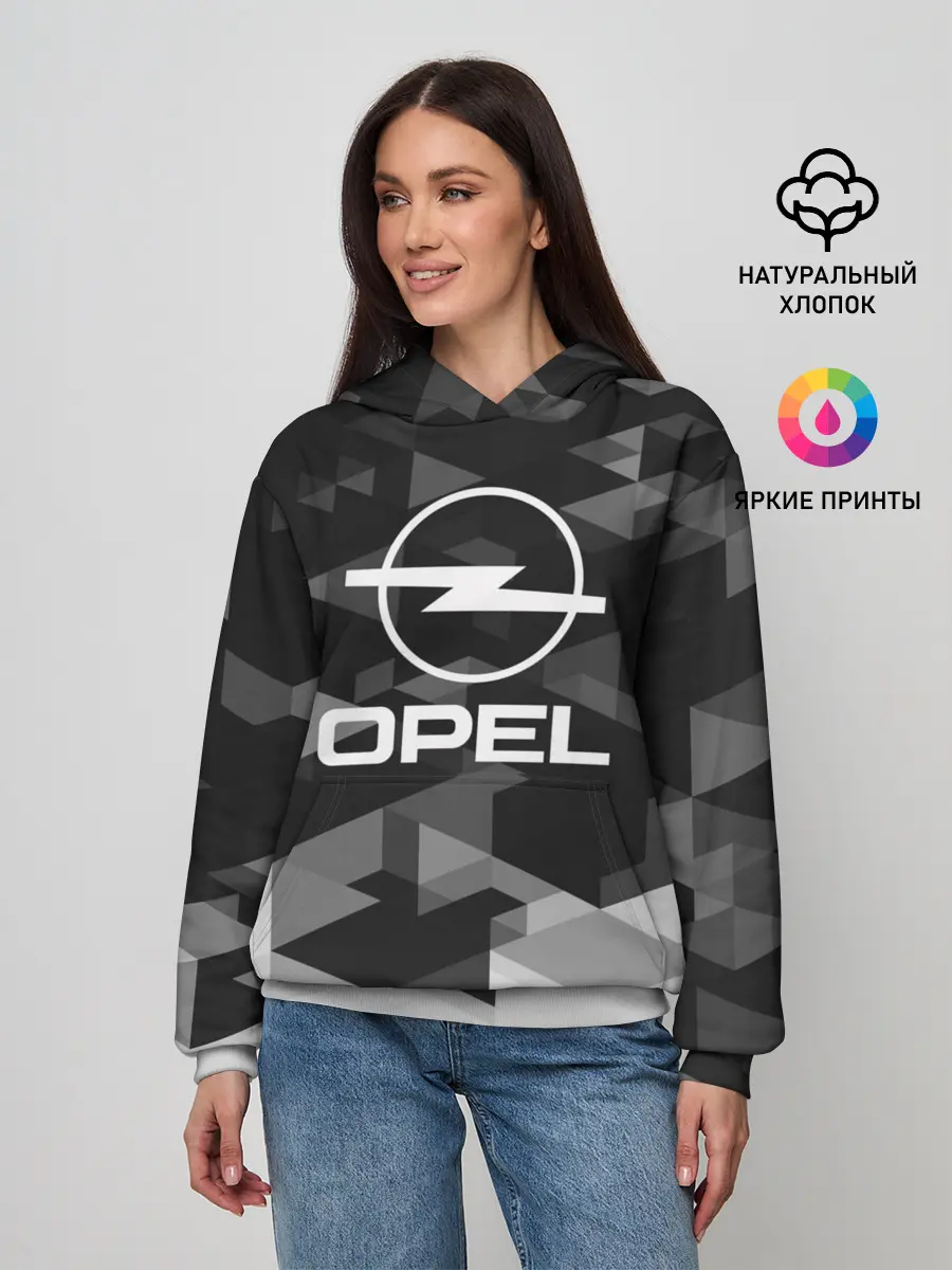 Женское худи / Opel sport geometry