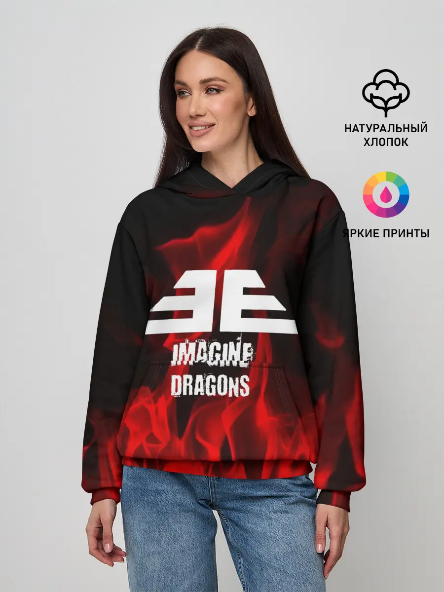 Женское худи / IMAGINE DRAGONS