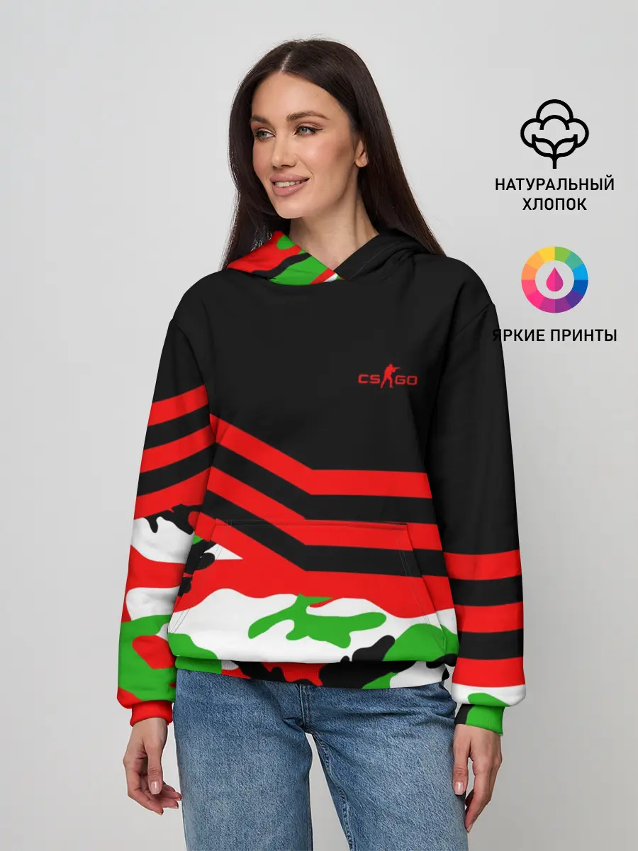 Женское худи / Камуфляж CS:GO