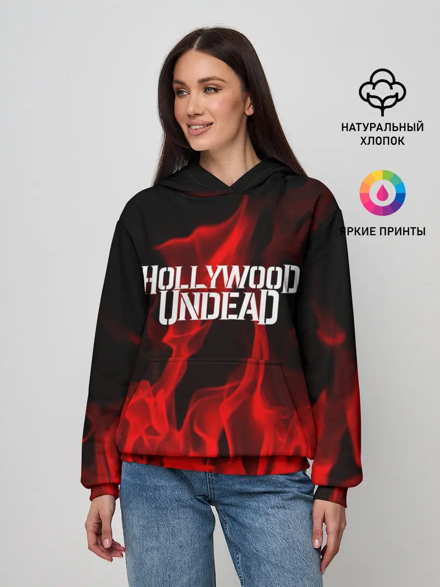 Женское худи / Hollywood Undead
