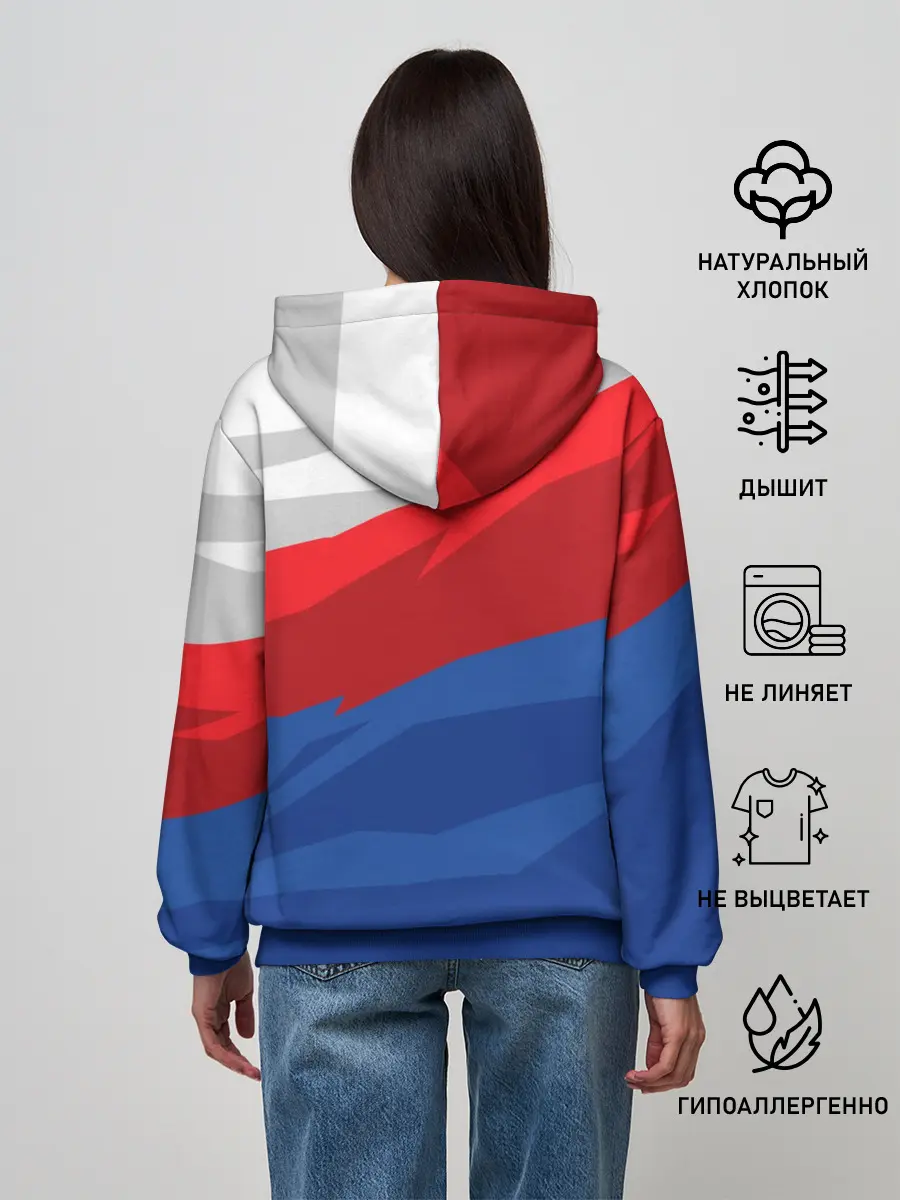 Женское худи / Российский медведь