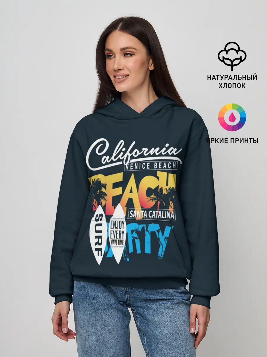 Женское худи / Калифорния