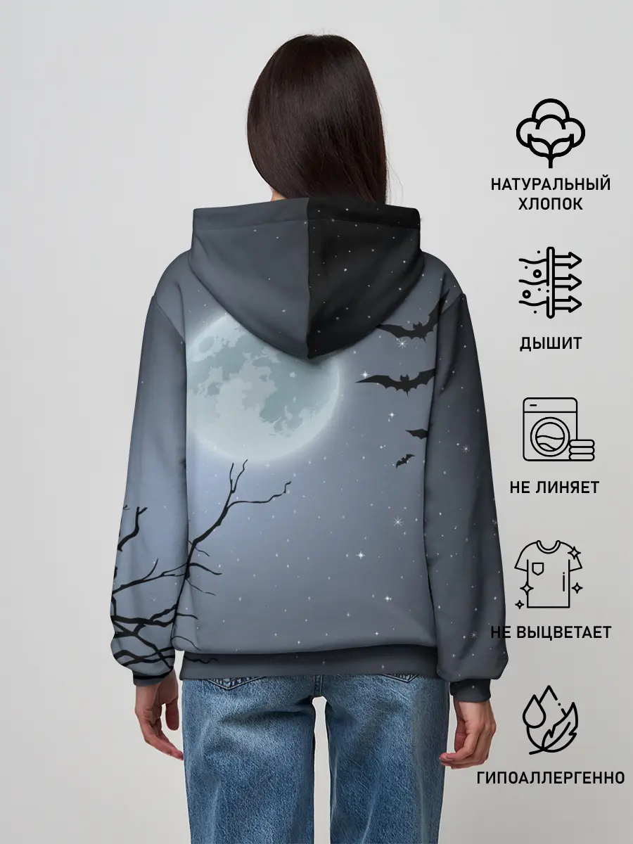 Женское худи / Котик-готик