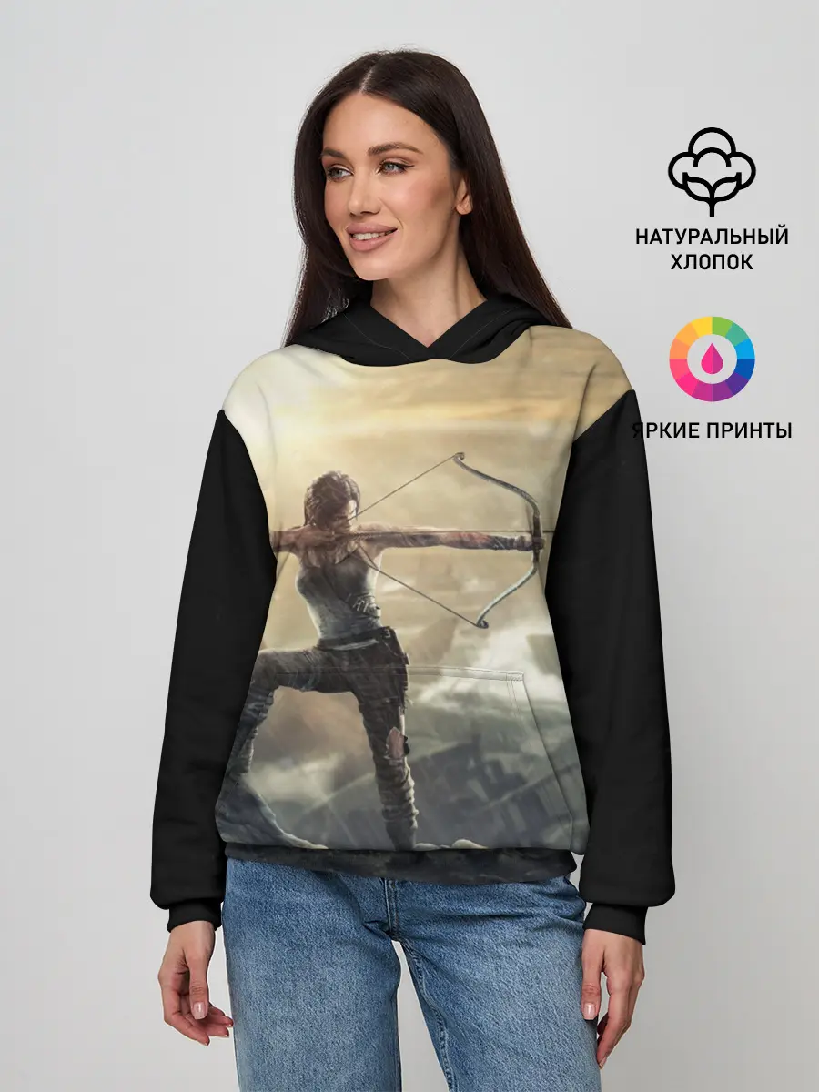 Женское худи / Tomb raider