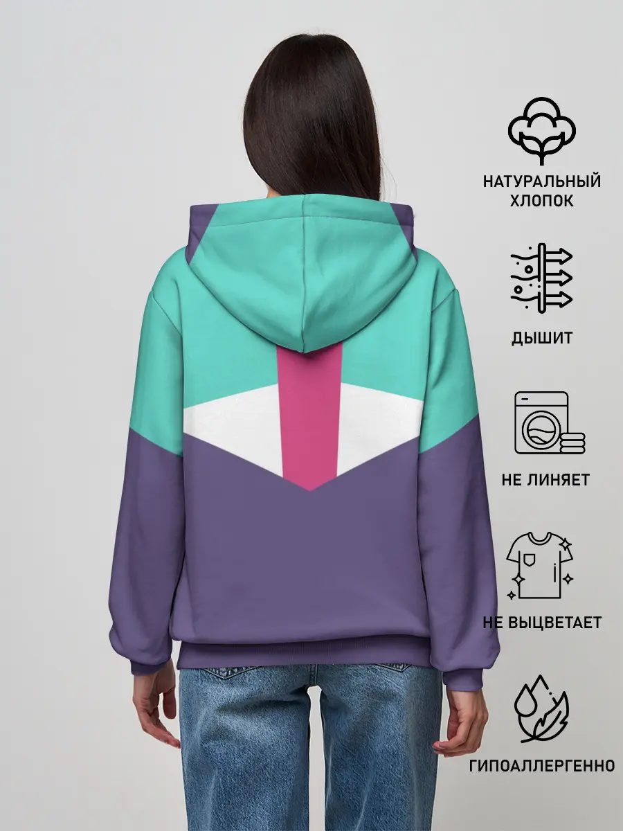 Женское худи / Стиль 90 х