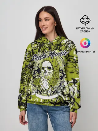 Женское худи / Santa Muerte
