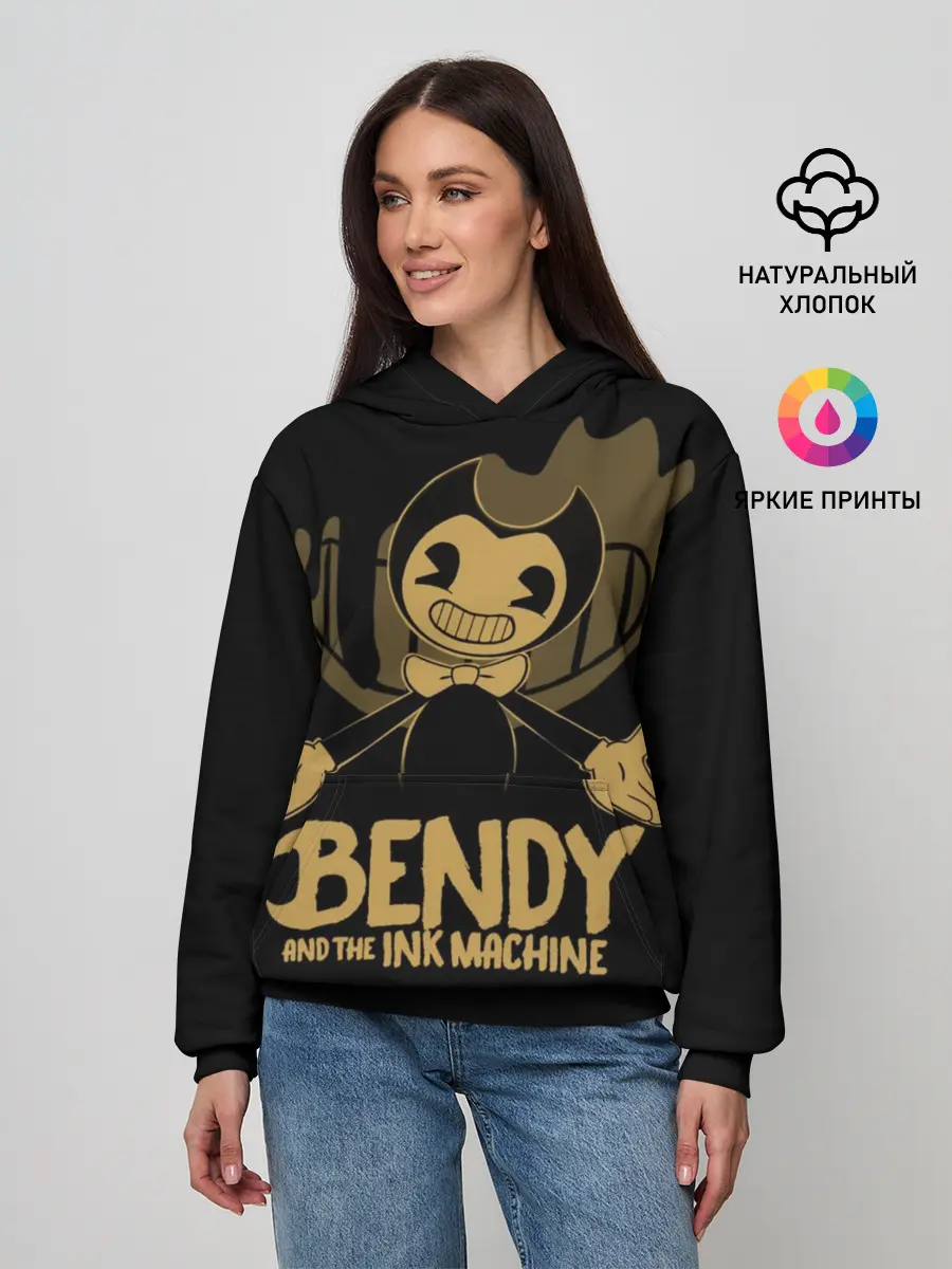 Женское худи / Bendy and the ink machine