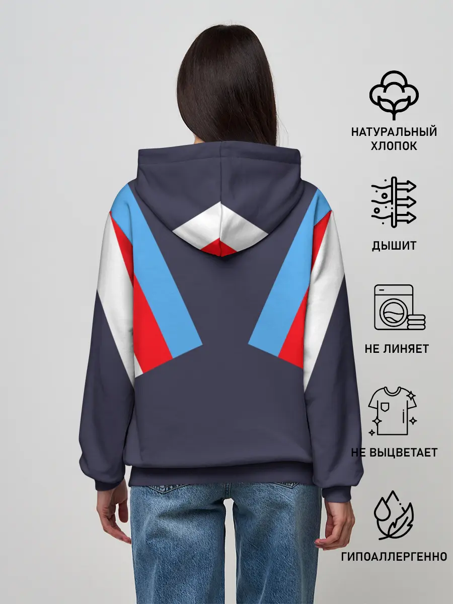 Женское худи / Стиль 90 х