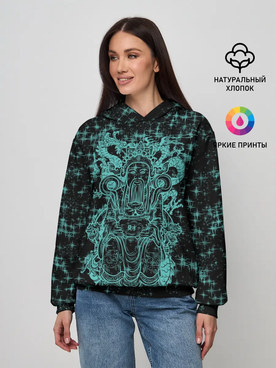 Женское худи / Нефритовый Будда