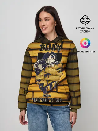 Женское худи / Bendy and the ink machine