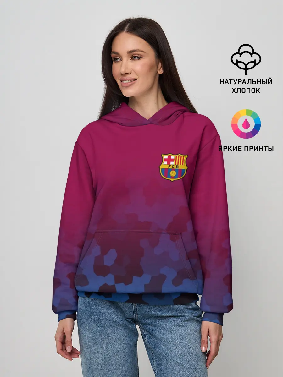 Женское худи / FC BARCA SPORT
