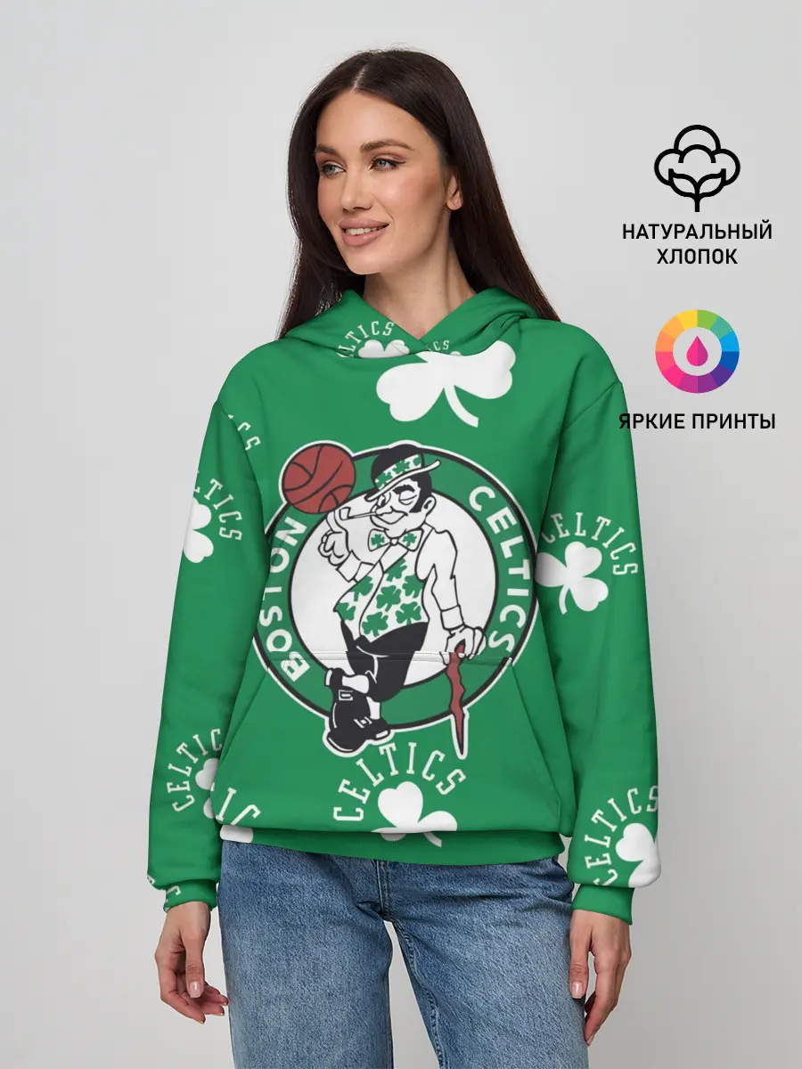 Женское худи / Boston celtics, nba