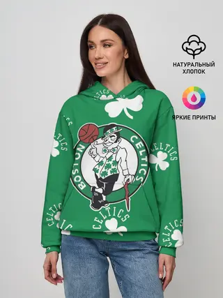 Женское худи / Boston celtics, nba