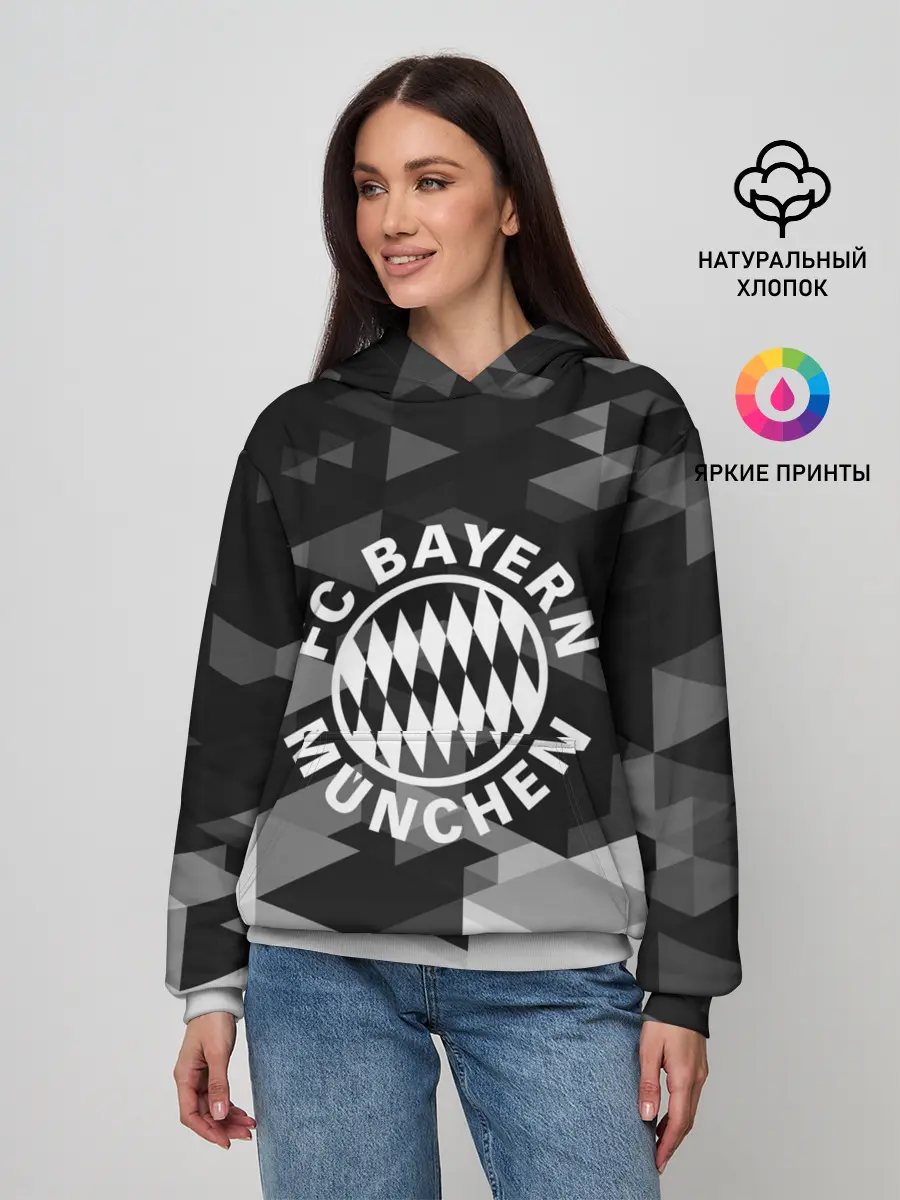 Женское худи / Bayern Munchen Geometry Sport