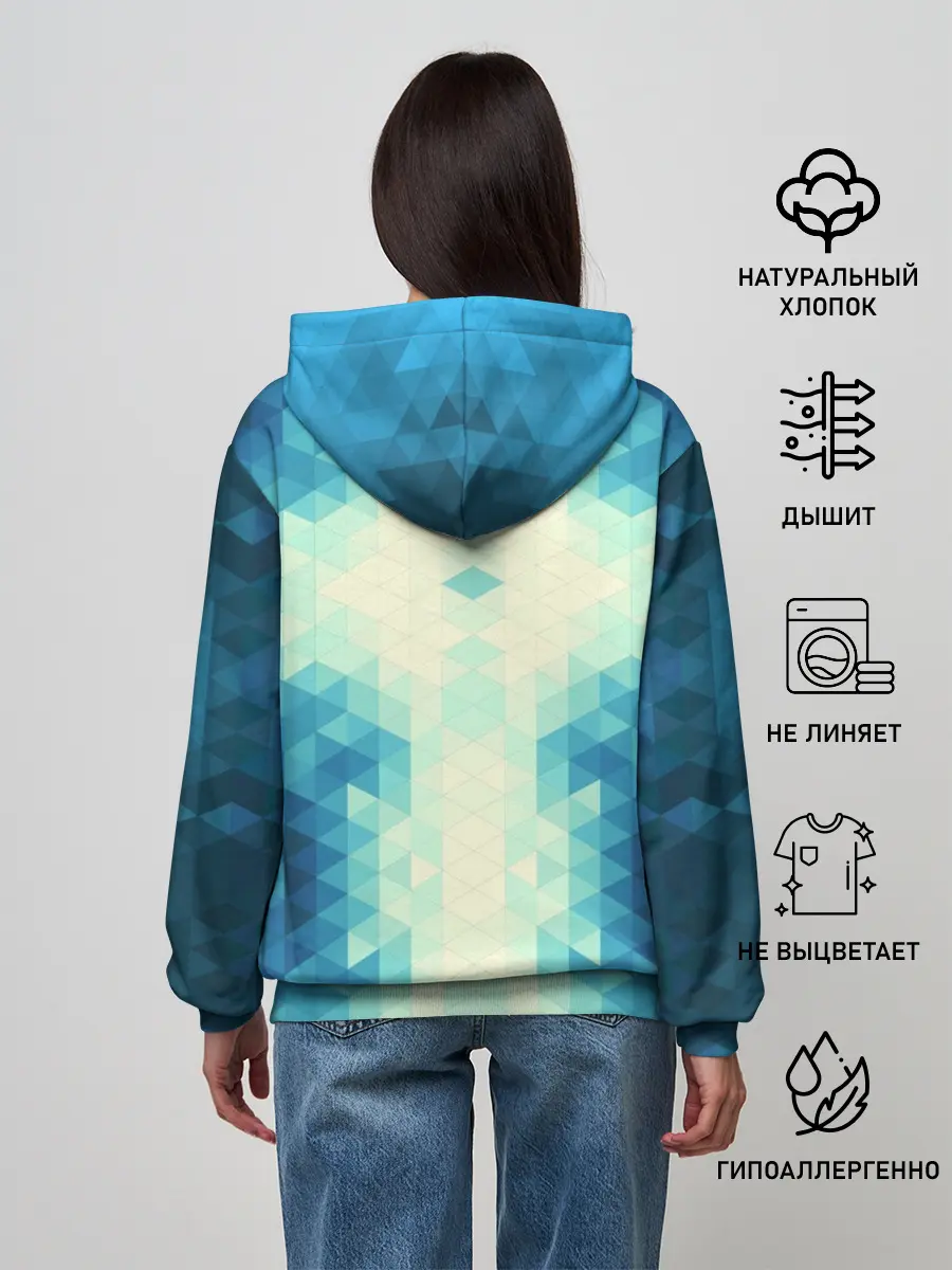 Женское худи / Акула