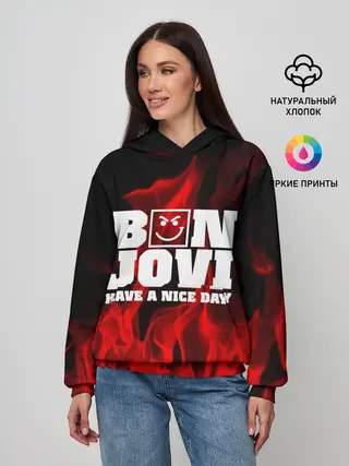 Женское худи / BON JOVI
