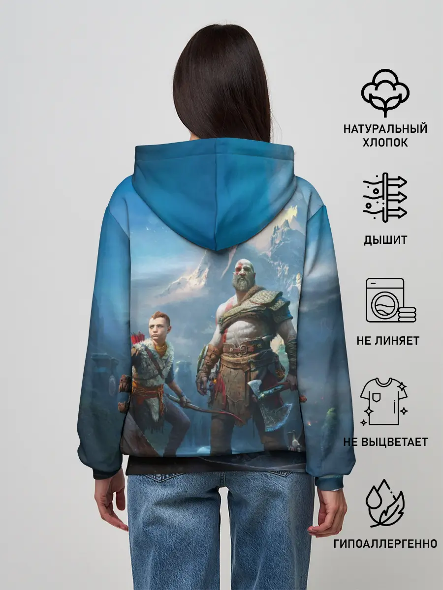 Женское худи / God of War