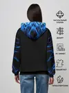 Женское худи / Синий тигр