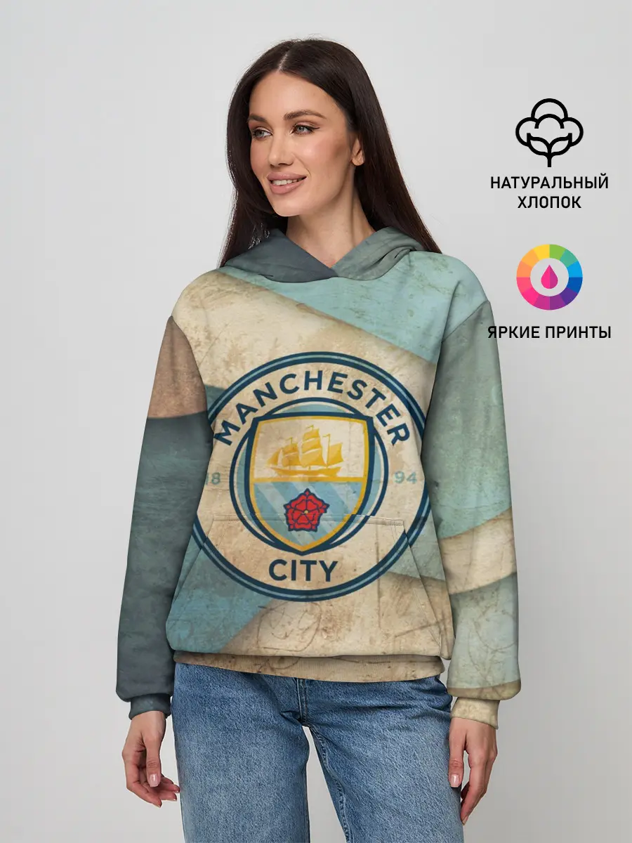 Женское худи / Манчестер сити олд