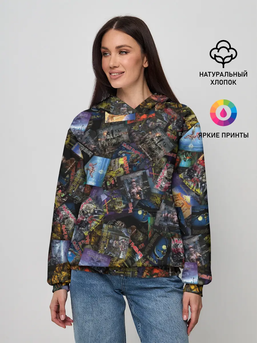 Женское худи / Iron Maiden. Дискография