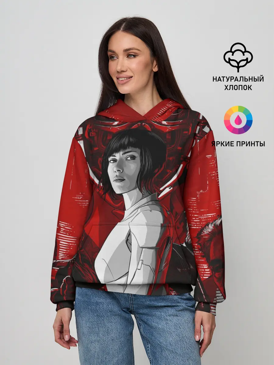 Женское худи / Призрак в доспехах