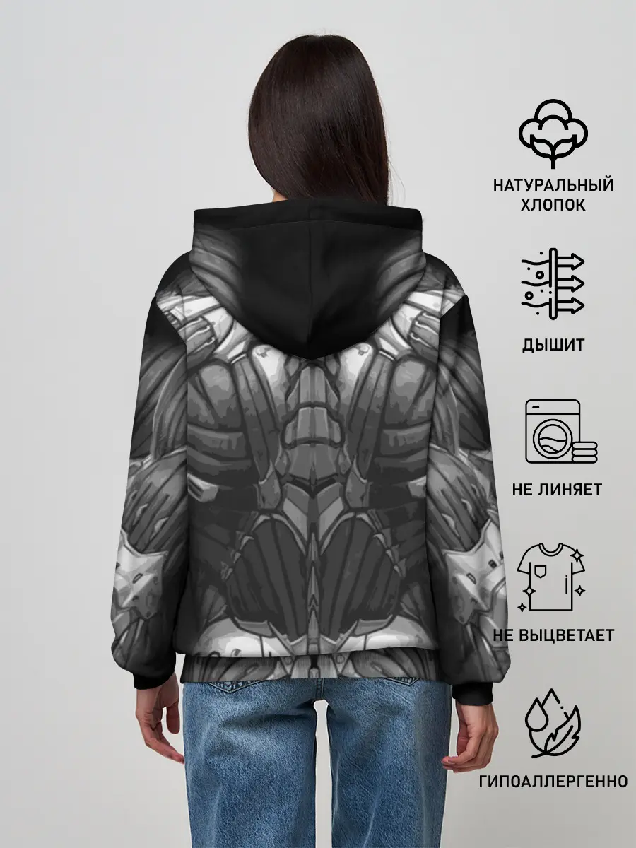 Женское худи / Экзоскелет CRYSIS