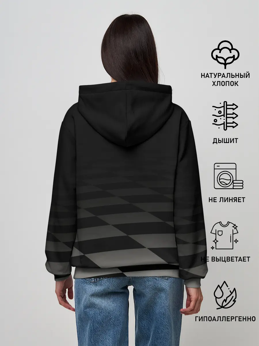 Женское худи / Фредди FNAF в майнкрафт.