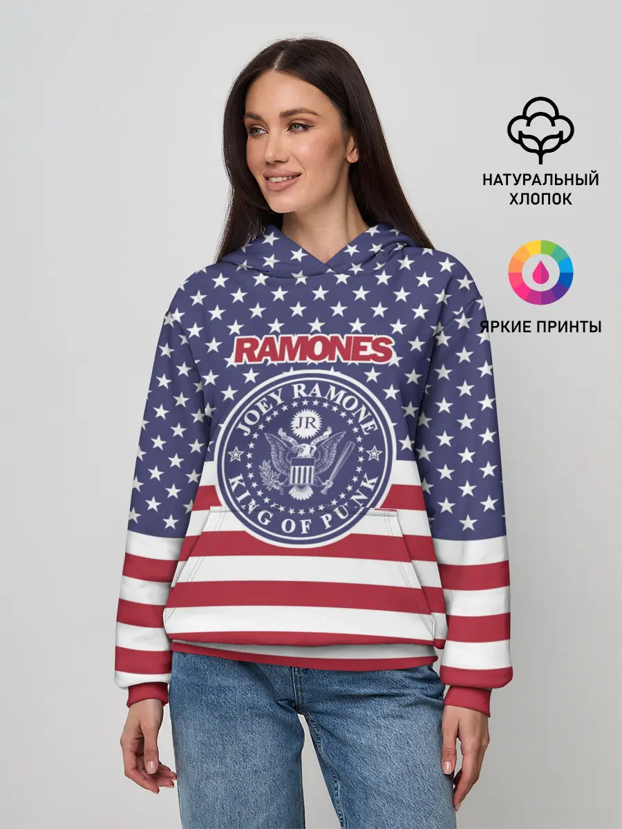 Женское худи / Ramones