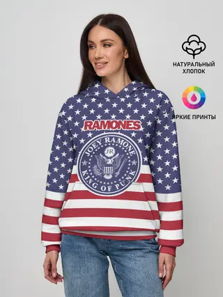 Женское худи / Ramones